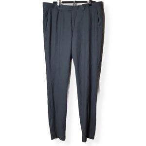 H&M | slim straight 4 pocket grey dress pants